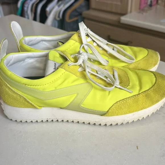 Rag & Bone neon yellow sneakers - Picture 4 of 4